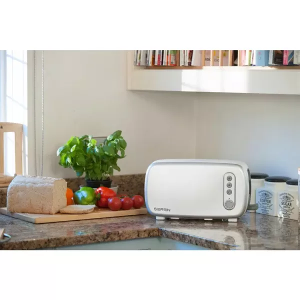 BergHOFF Seren 2-Slice Silver Long Slot Toaster