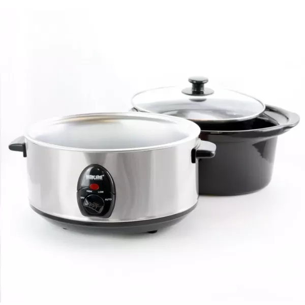 Better Chef 3.7 Qt. Silver Oval Slow Cooker