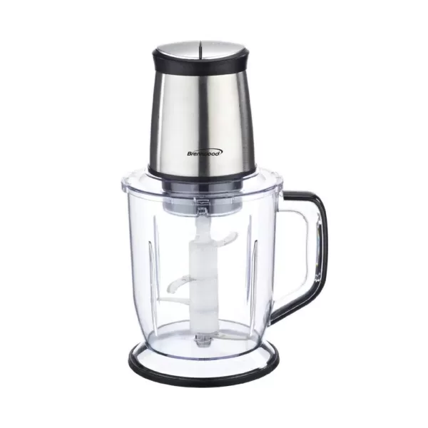 Brentwood Appliances 6.5-Cup Silver 300-Watt 4-Blade Food Processor