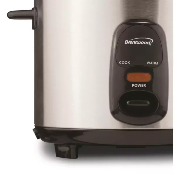 Brentwood 10-Cup Silver Rice Cooker