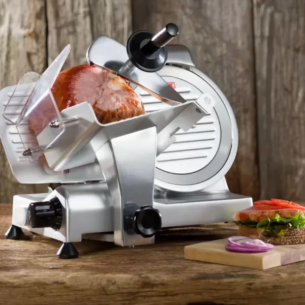 LEM Professional 200 W Silver Electric Meat Slicer