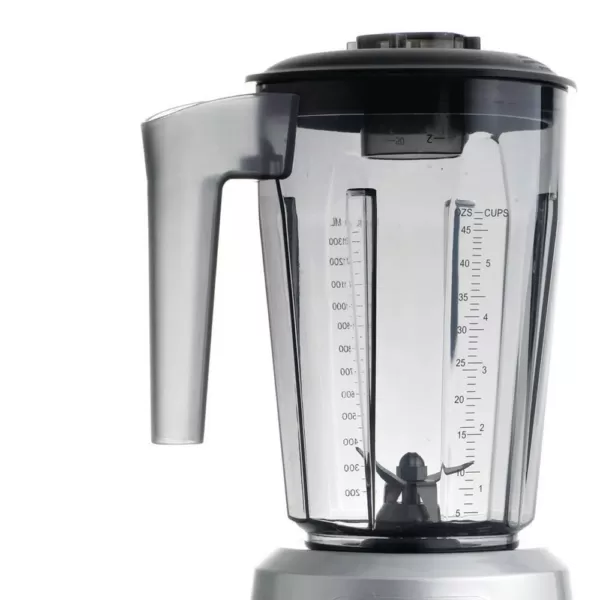 Omega 1 HP High/Low 48 oz. 2-Speed Silver Blender