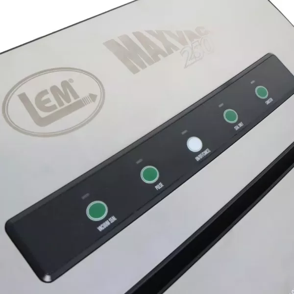 LEM Stainless Steel Vacuum Sealer with Bag Cutter and Holder