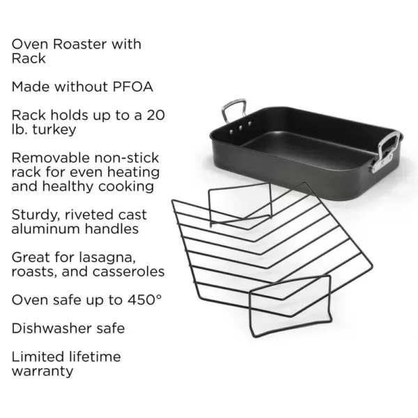 Ecolution Kitchen Extras Aluminum Roasting Pan