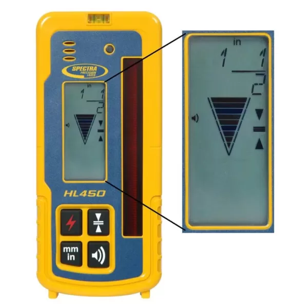 Spectra Precision Laser Receiver with Digital Readout of Elevation