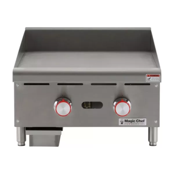 Magic Chef Commercial 24 in. Manual Countertop Griddle