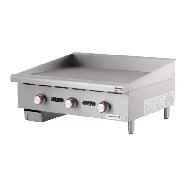 Magic Chef Commercial 36 in. Thermostatic Countertop Griddle