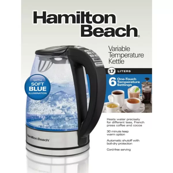 Hamilton Beach 7-Cup Stainless Steel Variable Temperature Kettle