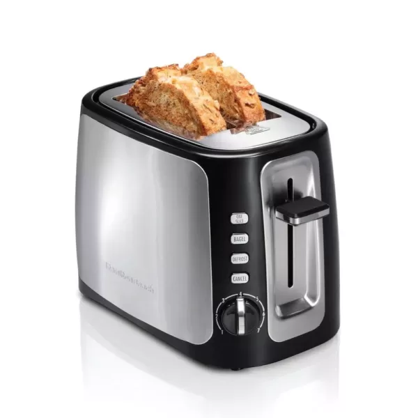 Hamilton Beach Sure Toast 800 W 2-Slice Stainless Steel Wide Slot Toaster