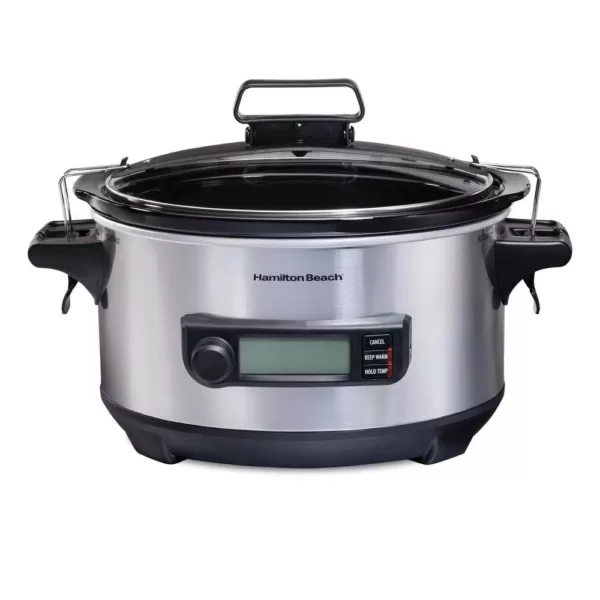 Hamilton Beach 6 Qt. Stainless Steel Slow Cooker