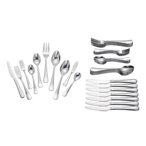 Home Decorators Collection Maywood 45-Piece Stainless Steel Flatware Set (Service for 8)