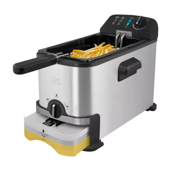 KALORIK 3.2 qt. Stainless Steel Filtration Deep Fryer