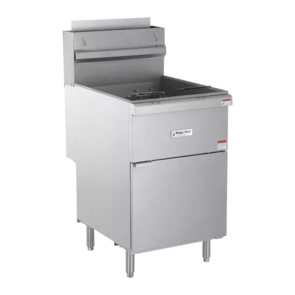 Magic Chef 52 Qt. Stainless Steel Commercial Propane Gas Fryer