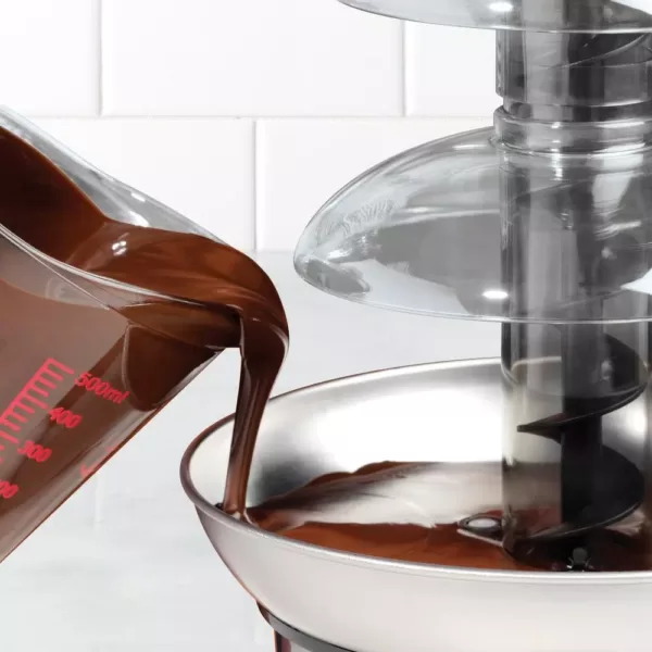 Nostalgia 2 lb. 3-Tier Chocolate Fondue Fountain