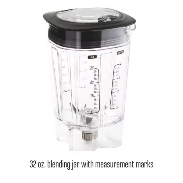 Weston Pro Series 32 oz. 11-speed Stainless Steel Blender with Sound Shield