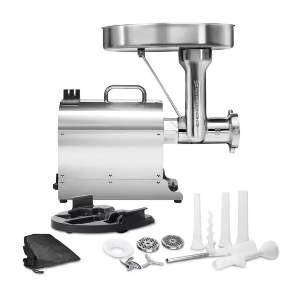 Weston Pro Series #8 0.75 HP Stainless Steel Electric Meat Grinder