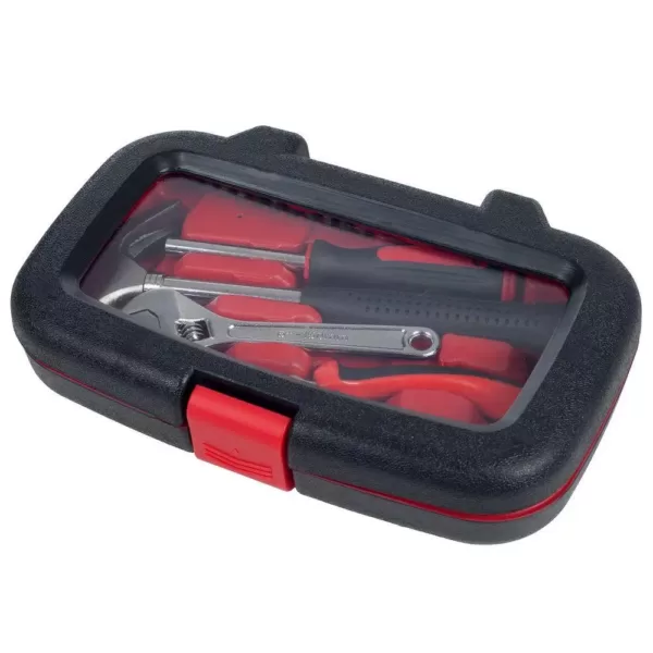 Stalwart Multipurpose Car and Office Black Tool Kit (15-Piece)