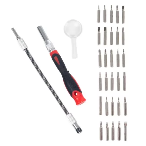 Stalwart Precision Screwdriver Set with Flex Shaft (30-Piece)