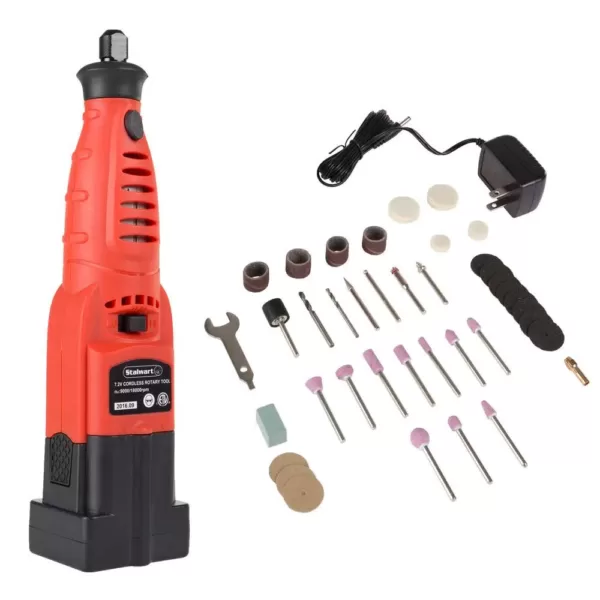 Stalwart 7.2-Volt Cordless 7.75 in. Grinder Rotary Tool Kit