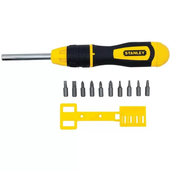 Stanley 3 in. Multi-Bit Ratcheting Screwdriver