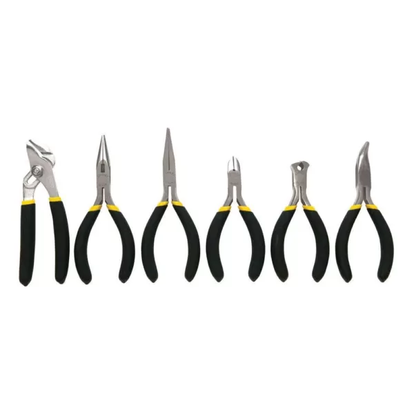 Stanley Bi-Material Mini Plier Set (6-Piece)