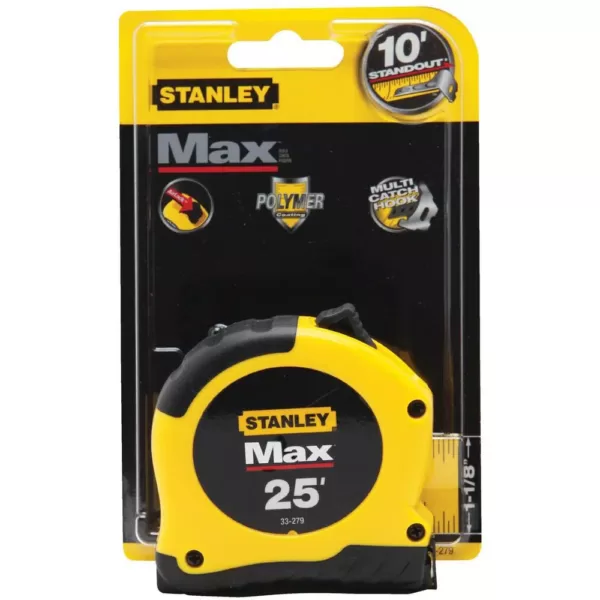 Stanley Max 25 ft. x 1-1/8 in. Tape Measure