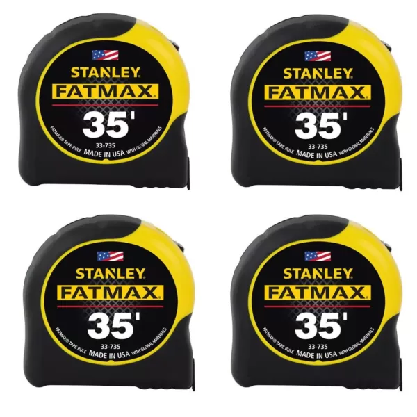 Stanley FATMAX 35 ft. x 1-1/4 in. Tape Measure (4-Pack)