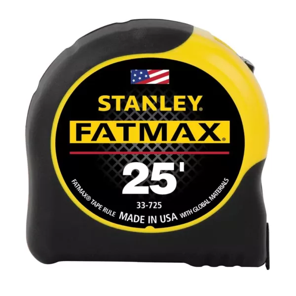 Stanley Fatmax 25 ft. Tape Measure with Bonus Fixed Blade Folding Knife