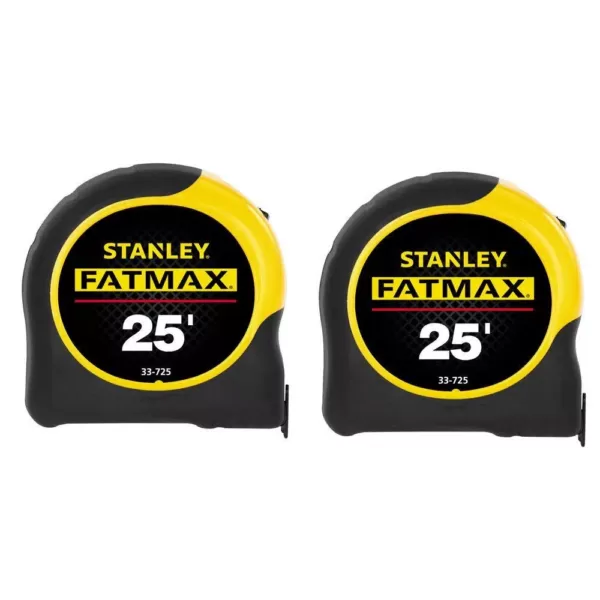 Stanley 25 ft. FATMAX Tape Measure (2-Pack)