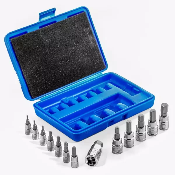 Stark Metric MM Pro-Grade Allen Hex Bit Socket Set (13-Piece)