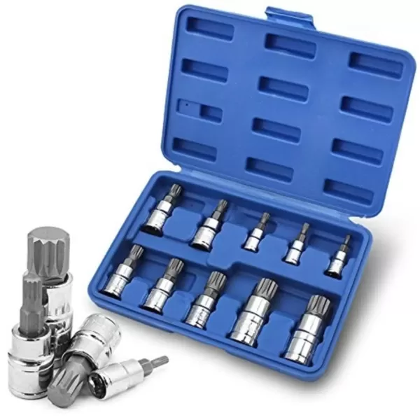 Stark XZN Triple Square Bit Socket Set (10-Piece)