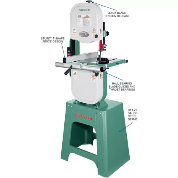 Grizzly Industrial 14 in. The Ultimate Bandsaw