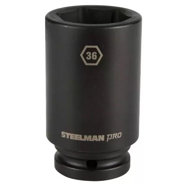 STEELMAN PRO 3/4 in. Drive 36 mm 6-Point Impact Socket