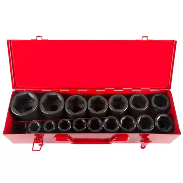 Steelman 3/4 in. Drive 6-Point Metric Impact Socket Set (16-Piece)