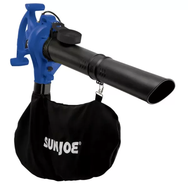 Sun Joe 240 MPH 300 CFM 13 Amp Electric Handheld 3-in-1 Leaf Blower/Vacuum/Mulcher, Blue