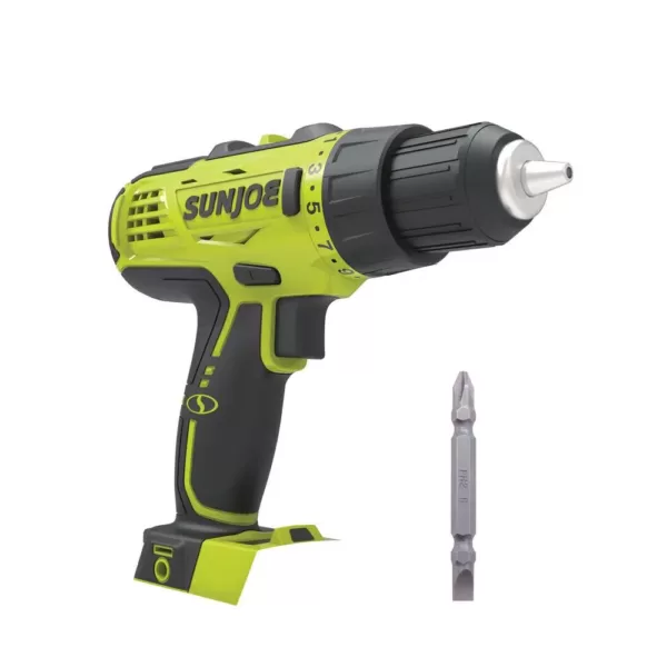 Sun Joe 24-Volt Lithium-iON Cordless 0.5 in. Drill/Driver (Tool-Only)