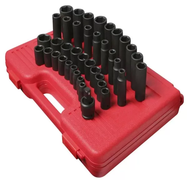 SUNEX TOOLS 1/2 in. Impact Socket Set