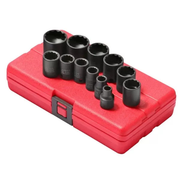 SUNEX TOOLS 3/8 in. Drive Socket Set (12-Piece)