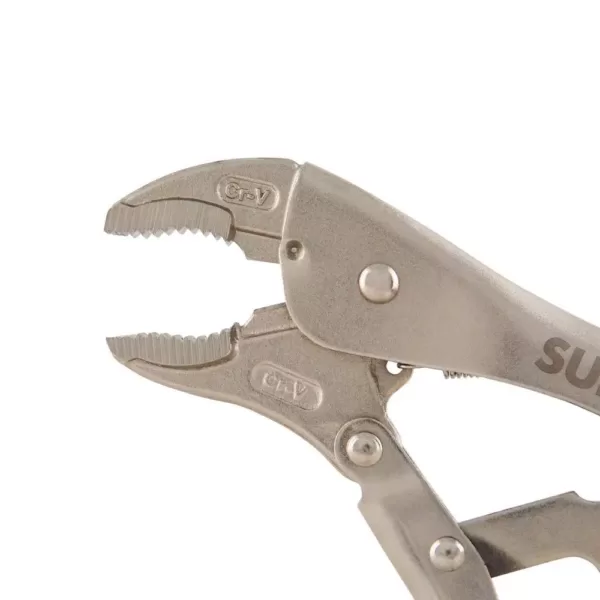 SUNEX TOOLS 10 in. Curved Jaw Locking Pliers