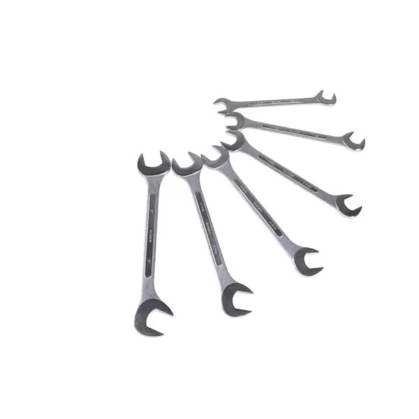 SUNEX TOOLS SAE Angled Head Raised Panel Wrench Set (6-Piece)