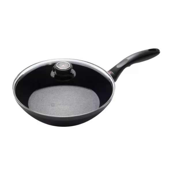 Swiss Diamond Nonstick Edge Stir Fry Pan with Lid