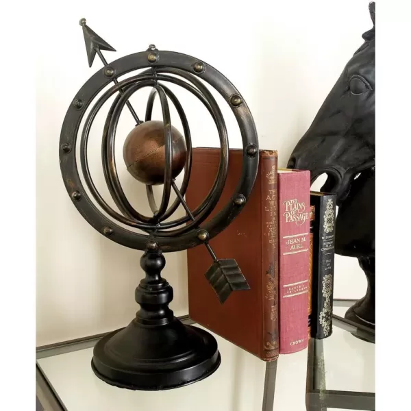 LITTON LANE Armillary Sphere Iron Decor