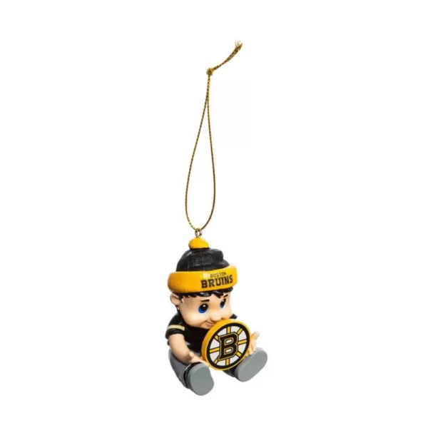 Team Sports America Boston Bruins 2 in. NHL New Lil Fan Christmas Ornament