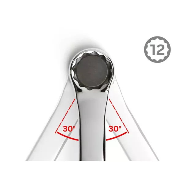 TEKTON 1/2 in. x 9/16 in. 45° Offset Box End Wrench