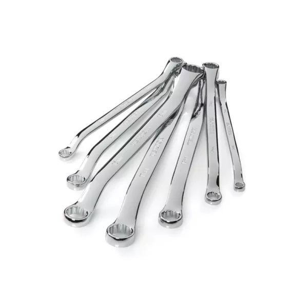 TEKTON 6-19 mm 45° Offset Box End Wrench Set (7-Piece)