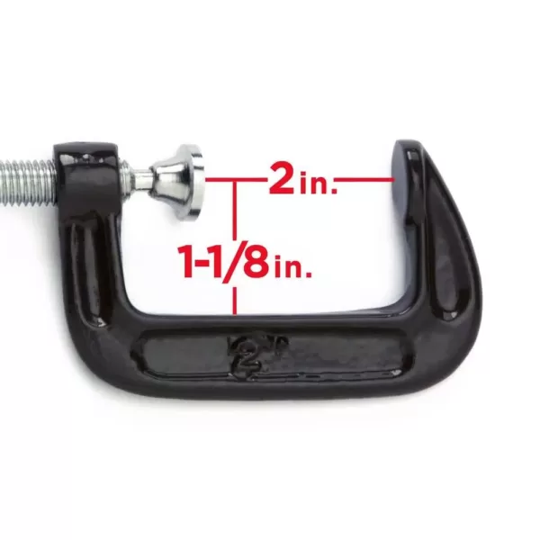 TEKTON 1-3 in. C-Clamp Set (3-Piece)