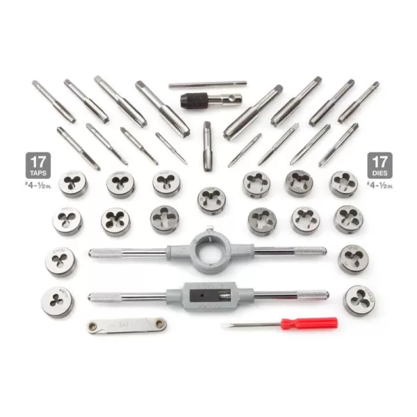 TEKTON Inch Tap and Die Set (39-Piece)