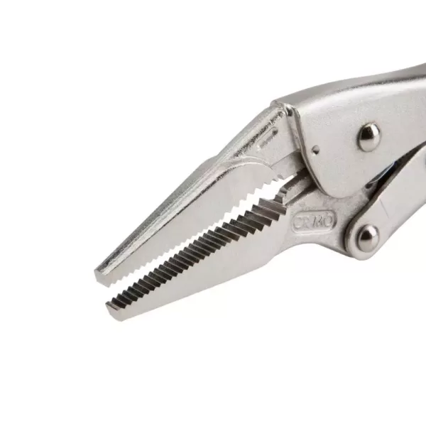 TEKTON 9 in. Long Nose Locking Pliers