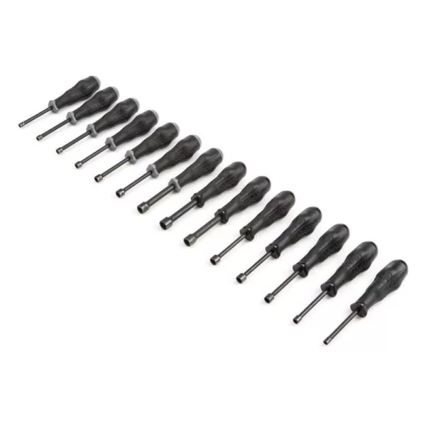 TEKTON 3/16-1/2 in., 5-10 mm Nut Driver Set (14-Piece)