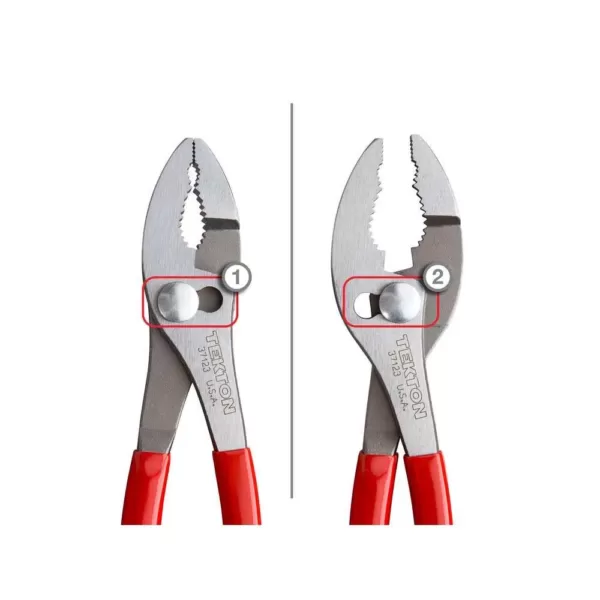 TEKTON 8, 10 in. Slip Joint and Groove Joint Pliers Set (2-Piece)